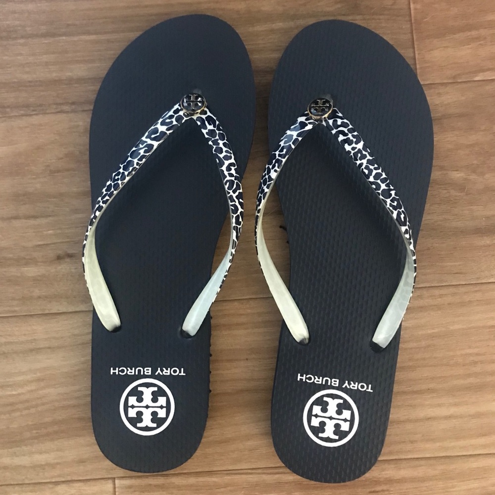 Brand New Tory Burch flip flops. Size 10.